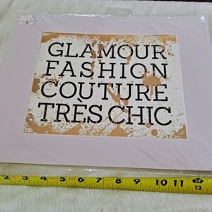 Glamour Art work for Posh shows and backdrop